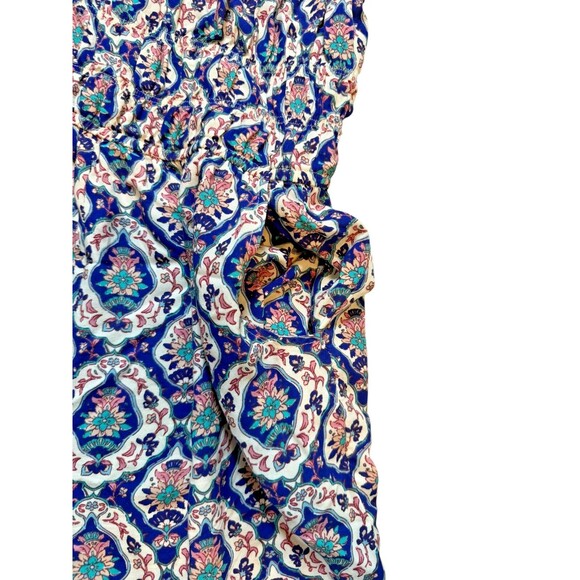 Japna Wide Leg Jumpsuit Women's Size Large Boho Festival Rayon - Romper - Strap - Picture 9 of 10